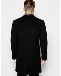 Черное длинное пальто от Religion