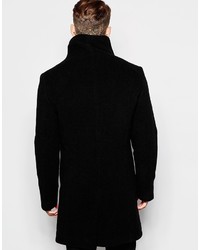 Черное длинное пальто от Religion