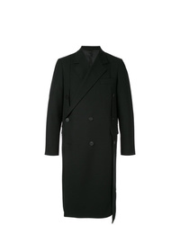 Черное длинное пальто от Wooyoungmi