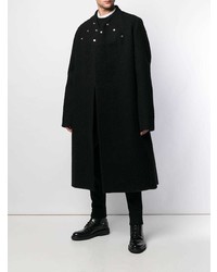 Черное длинное пальто от Rick Owens