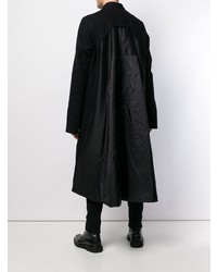 Черное длинное пальто от Rick Owens