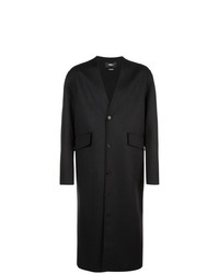 Черное длинное пальто от Yang Li