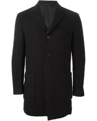 Черное длинное пальто от Z Zegna