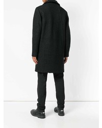 Черное длинное пальто от Transit