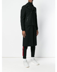 Черное длинное пальто от Neil Barrett