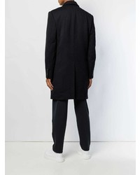 Черное длинное пальто от Les Hommes