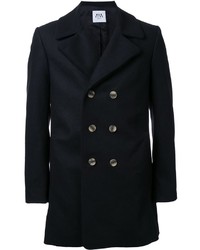 Черное длинное пальто