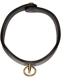 Черное кожаное колье от Fleet Ilya