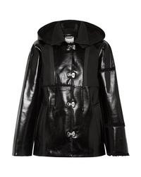 Женское черное кожаное пальто от 3.1 Phillip Lim