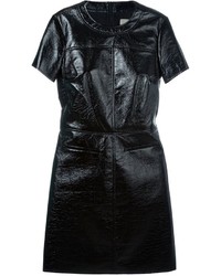 Черное кожаное платье от MICHAEL Michael Kors
