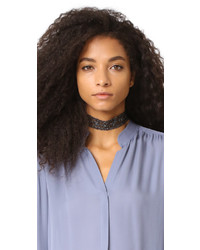 Черное колье с украшением от Chan Luu