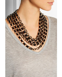 Черное колье от Tory Burch