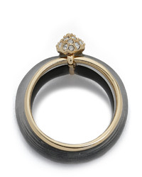 Черное кольцо от Alexis Bittar