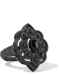 Черное кольцо от Gucci