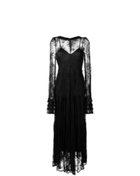 Черное кружевное вечернее платье от Black Coral