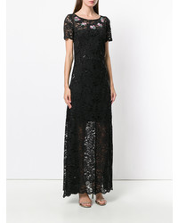Черное кружевное вечернее платье от Blugirl