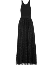 Черное кружевное вечернее платье от Milly