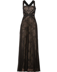 Черное кружевное вечернее платье от Notte by Marchesa