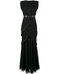 Черное кружевное вечернее платье от Talbot Runhof