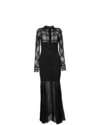 Черное кружевное вечернее платье от Versace Vintage