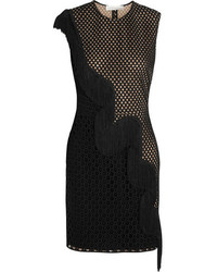 Черное кружевное коктейльное платье от Stella McCartney