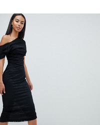 Черное кружевное облегающее платье от Asos Tall