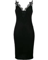 Черное кружевное платье-комбинация от Givenchy