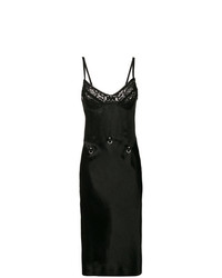 Черное кружевное платье-комбинация от McQ Alexander McQueen