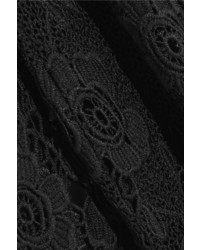 Черное кружевное платье-макси от Melissa Odabash