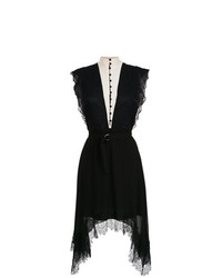 Черное кружевное платье-миди от Nk
