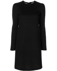 Черное кружевное платье прямого кроя от No.21