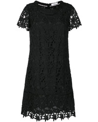 Черное кружевное платье с вышивкой от Blugirl