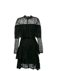 Черное кружевное платье с пышной юбкой от Perseverance London