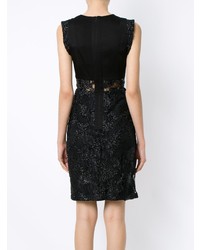 Черное кружевное платье-футляр от Tufi Duek