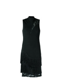 Черное кружевное платье-футляр от Tufi Duek