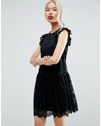 Черное кружевное платье от Asos