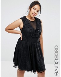 Черное кружевное платье от Asos