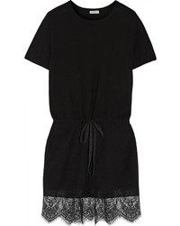 Черное кружевное платье от Clu