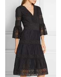 Черное кружевное платье от Temperley London