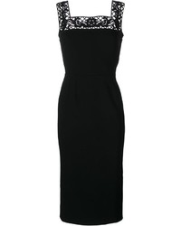 Черное кружевное платье от Dolce & Gabbana