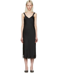 Черное кружевное платье от Helmut Lang