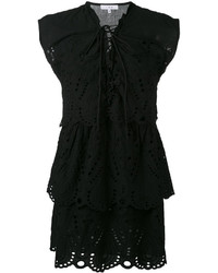 Черное кружевное платье от IRO