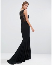 Черное кружевное платье от Jarlo