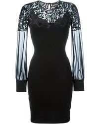 Черное кружевное платье от Just Cavalli