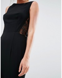 Черное кружевное платье от Jarlo