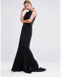 Черное кружевное платье от Jarlo