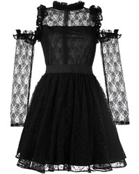 Черное кружевное платье от Manoush