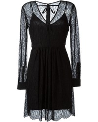 Черное кружевное платье от McQ by Alexander McQueen