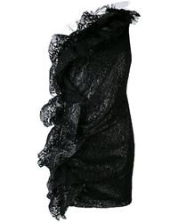 Черное кружевное платье от MSGM