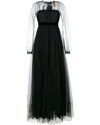 Черное кружевное платье от No.21